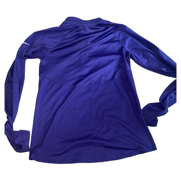 Nike Purple Baltimore Ravens Logo  Half-Zip Raglan Performance Pullover S - Picture 4 of 5